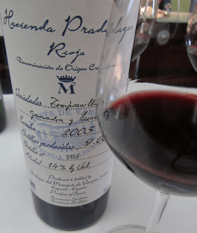 Vino Tinto Marques De Vargas Hacienda Pradolagar