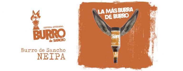 Burro de Sancho Neipa, la nueva cerveza artesana de la cervecera La Sagra