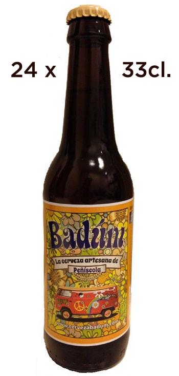 Cerveza Artesana Badum Pilsen. Caja de 24 tercios