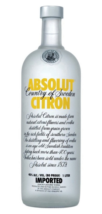 Vodka Absolut Citron
