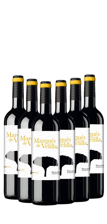 Pack Vino Tinto Marques de Velilla Joven 6 botellas