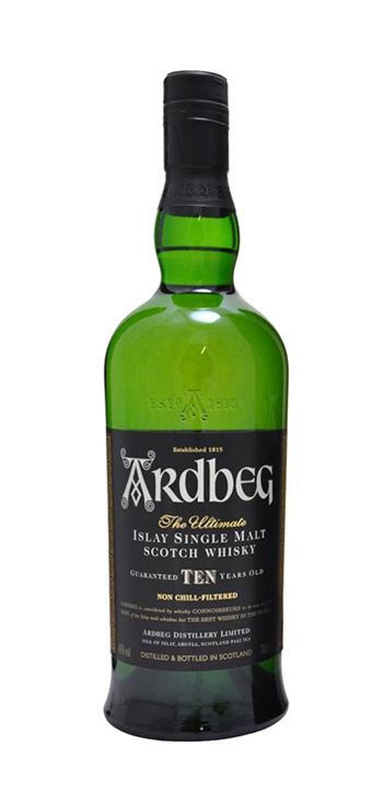 Whisky Ardbeg 10 Años 