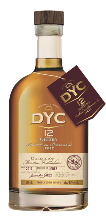 Whisky DYC 12 años Colección Maestros