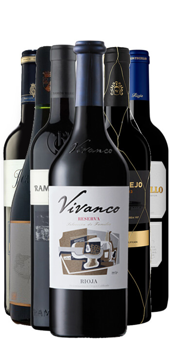 Pack de 6 vinos D.O. Rioja