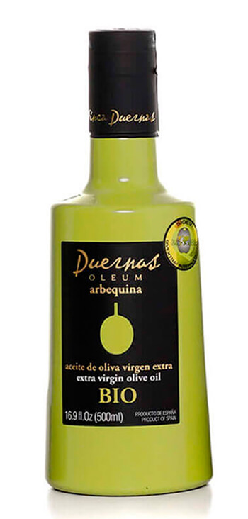 Aceite Duernas Oleum Arbequina BIO 500ml.