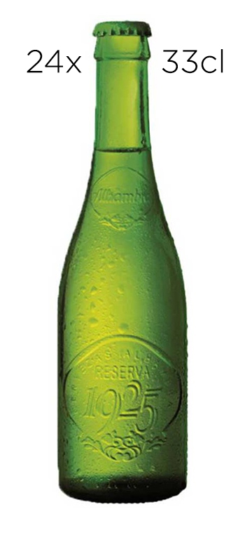 Comprar Caja 24 Tercios Alhambra Verde Reserva Especial 1925 Cervezas