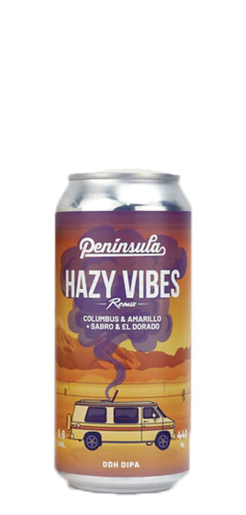 Cerveza Artesana Hazy Vibes Remix DIPA Lata 44CL