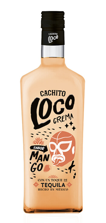 Crema de Tequila Cachito Loco Mango