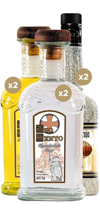 Pack 12 Botellas Cristal Frasca Natural c/tapón Corcho 250ml