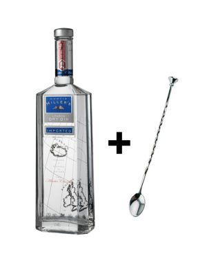 Gin Martin Miller's + cuillère tressée pour un Gin Tonic ou un cadeau de cocktail