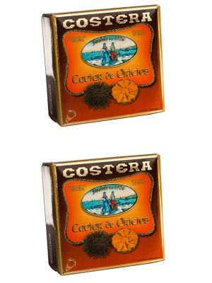 Caviar d'oursin 2 boîtes de 70 grammes Costera