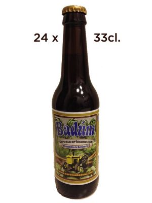 Bière artisanale Badum avec Benicarlo Artichaut Boîte de 24 bouteilles 33cl.