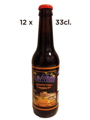 Craft Beer Badum Pumpkin Ale (citrouille) Caisse de 12 tiers