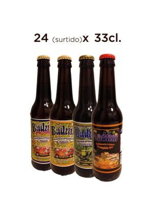 Cerveza Artesana Badum Trigo Pilsner. Caja de 24 tercios