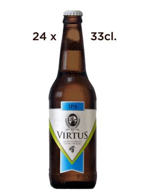 Cerveza Artesana Virtus Ipa. Caja de 24 tercios