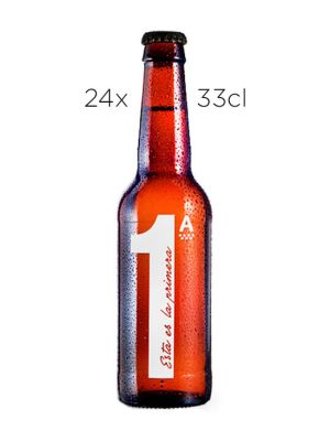 Bière Artisanale La Primera Blonde. Boîte de 24 tiers