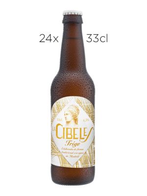 Cerveza Artesana La Cibeles Trigo. Caja de 24 Tercios
