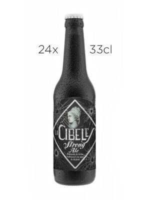 Bière artisanale La Cibeles Strong Ale. Boîte de 24 tiers