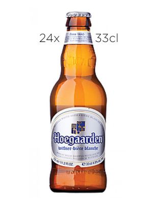 Cerveza Hoegaarden de Trigo. Caja de 24 tercios