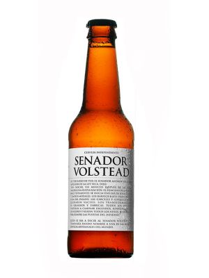 Cerveza Artesana Senador Volstead Trigo IPA - Etiqueta Blanca