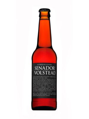 Cerveza Artesana Senador Volstead Roja al Bourbon - Etiqueta Negra