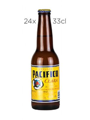 Cerveza Mexicana Pacífico. Caja de 24 Tercios