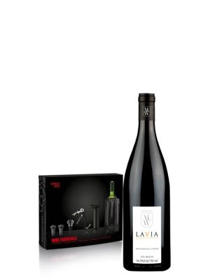 Estuche Wine Essentials + Red Wine Lavia