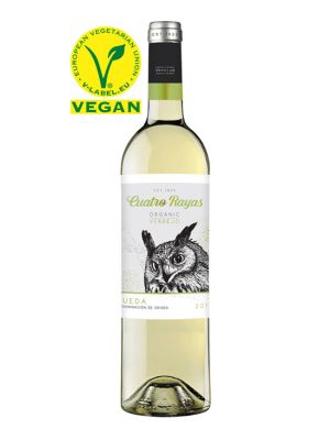 Vino Bianco Cuatro Rayas Verdejo Ecológico Vegano