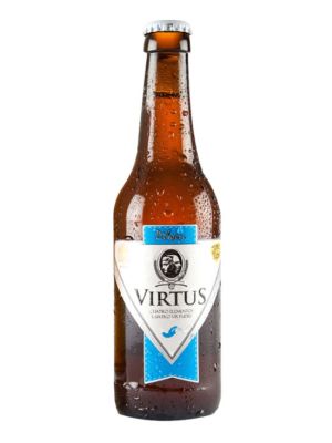 Cerveza Artesana Virtus Pilsen. Caja de 24 tercios