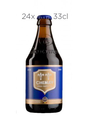 Cerveza Chimay Azul caja de 24 botellas de 33cl. - Vinopremier