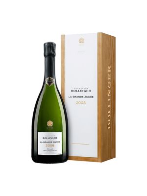 Champagne Bollinger La Grande Année 2008 con Cofre