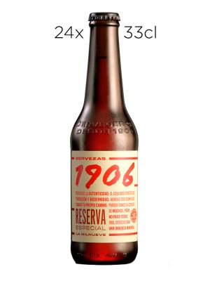 Caja de 24 Tercios Cerveza Estrella Galicia 1906 Reserva Especial
