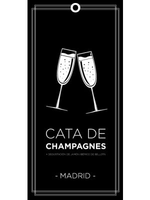 Cata de Champagnes con Degustación de Jamón Ibérico de Bellota en Madrid