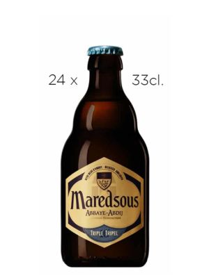 Pack 24 Cervezas Artesanas Maredsous 8 Brune