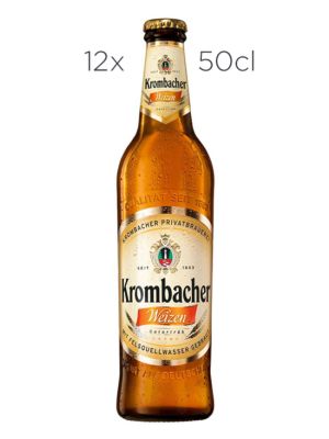 Cerveza Krombacher Weizen 50cl. caja de 12 botellas