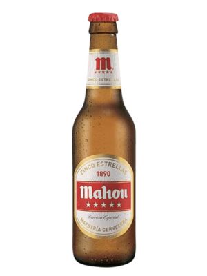 Mahou beer 5 stars third of 33cl