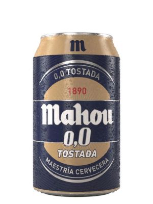 Cerveza Mahou Tostada 00 24 Latas