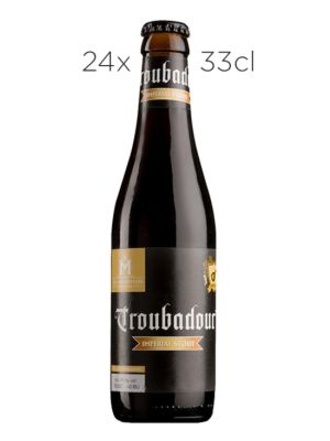 Cerveza Troubadour Imperial Stout caja de 24 botellas de 33cl