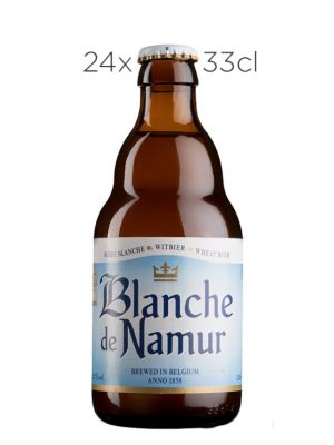 Cerveza Blanche de Namur Caja de 24 botellas de 33cl.