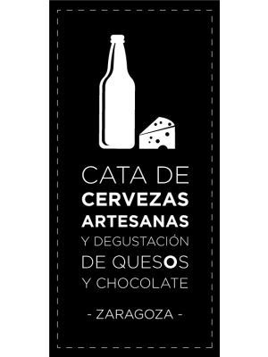 Cata de Cervezas Artesanas + Degustación de Quesos y Chocolate en Zaragoza