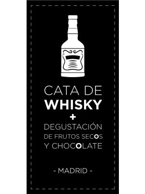 Whiskey tasting + tasting nuts and chocolate in Madrid
