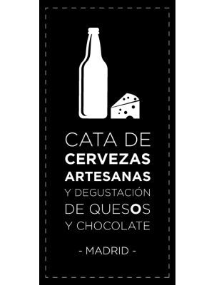 Cata de Cervezas en Madrid Cata de Cervezas Artesanas + Degustación de Quesos y Chocolate en Madrid