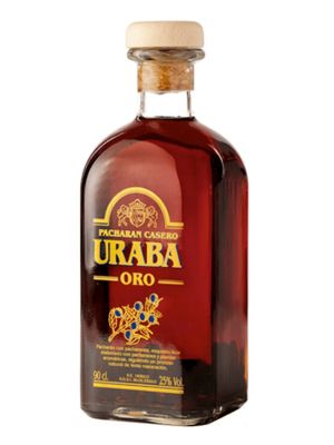 Licor Pacharan Uraba Oro Frasca