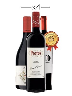 Pacchetto vini migliori dalla qualità della Spagna - Prezzo (12 bottiglie)