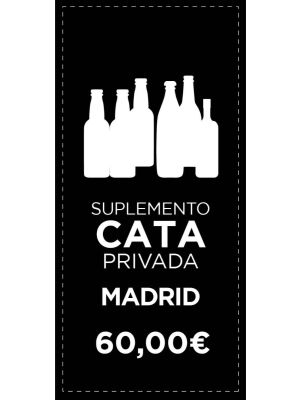 Suplemento Para Cata Privada 60€ en Madrid