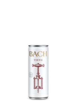 Lata Vino Tinto Bach Semidulce De 250ml