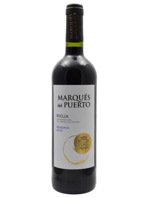Marques du vin rouge del Puerto Reserva Rioja