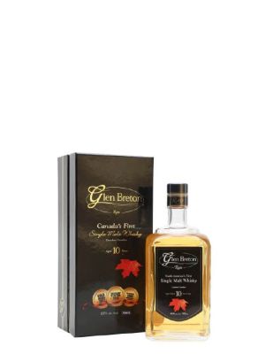 Whisky Glen Breton Rare 10 Años +Estuche de 70cl