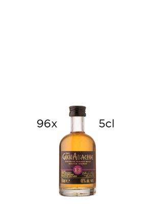 Whisky Glenallachie 12  Años Single Malt Caja 96 Miniaturas de 5cl