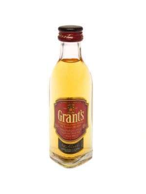 Whisky Escocés Grant`s Miniatura 5cl de Cristal